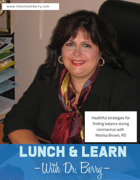 Nutrition, marlisa brown, lunch and learn
